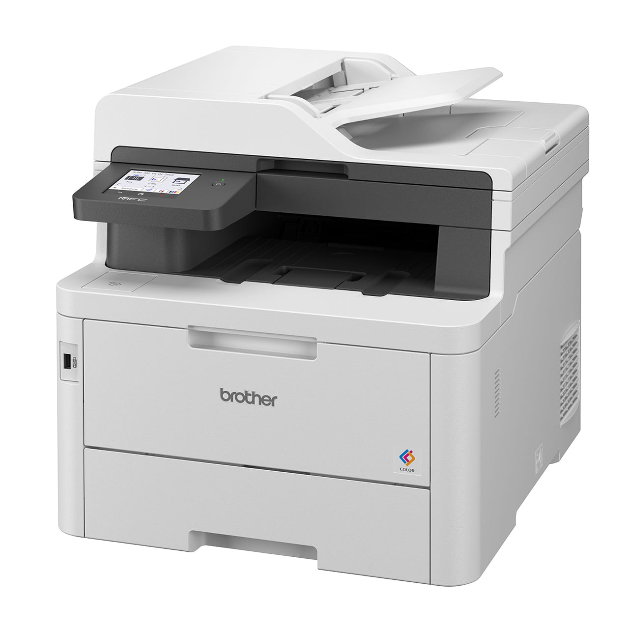 Brother MFC-L3780CDW 彩色雷射印表機 左視圖