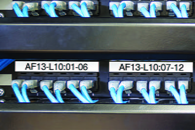 Network cabinets and patch panels