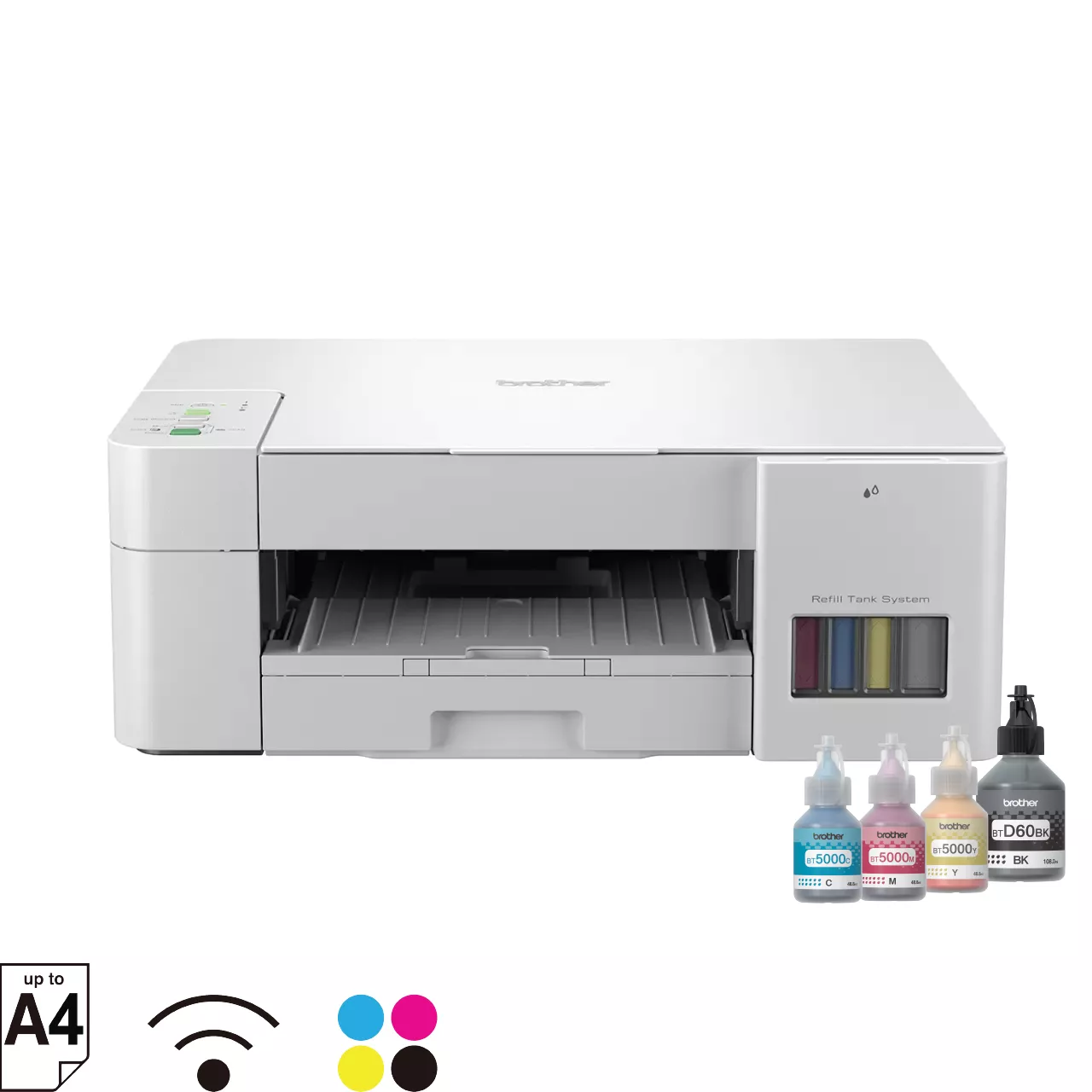 Brother DCP-T426W 連續供墨印表機 正視圖